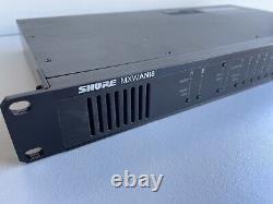 Shure Mxwani8 Pro Audio Network Dsp Microflex Wireless Control Dante P300