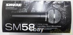 Shure Numéro De Modèle Sm-58se Microphone Dynamique 50 À 15 000 Hz Fréquence Nouveau