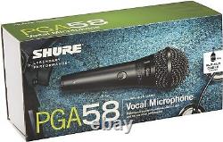 Shure Pga58xlr Microphone Vocal Dynamique Cardioïde Avec Câble Xlr-xlr De 15'