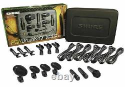 Shure Pgadrumkit7 7-piece Drum Microphone Kit Pga52 Pga56 Pga57 Pga181 Drum MIC