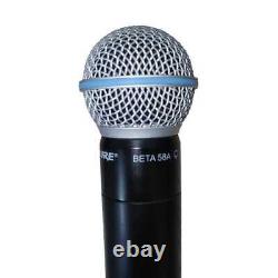 Shure Pgx24 Beta 58a Système De Microphone Sans Fil Produit De Travail Livraison Gratuite