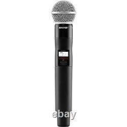Shure Qlxd2/sm58 Microphone Sans Fil Portatif G50 Freq Avec Sm58 Capsule