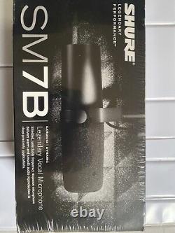 Shure SM7B Microphone Vocal Dynamique Cardioïde Neuf dans sa Boîte