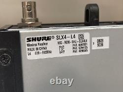 Shure Slx4 Microphone Sans Fil Diversity Rf Receptor System, Led5, Led Rétroéclairée