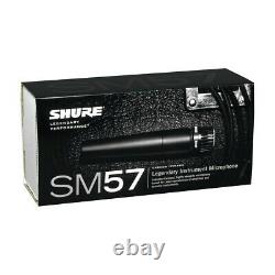 Shure Sm57 Dynamic Vocal MIC Avec Boom Stand Et Câble Xlr 3 Broches De 6m