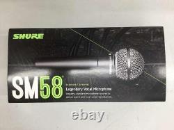 Shure Sm58 LC Dynamic Vocal Microphone Expédition Rapide Vendeur Japonais Gc