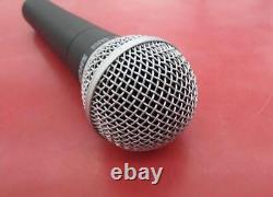 Shure Sm58 Microphone Vocal Dynamic Cardioid Utilisé En Bon État De Fonctionnement