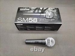 Shure Sm58 Microphone Vocal Dynamique Avec Boîte Cosmétique