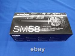 Shure Sm58 Microphone Vocal Dynamique Légendaire Handheld Du Japon Non Utilisé