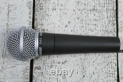 Shure Sm58 Motif De Retrait De Microphone Dynamique Vocal Avec Pince Et Pochette