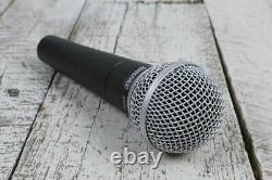 Shure Sm58 Motif De Retrait De Microphone Dynamique Vocal Avec Pince Et Pochette