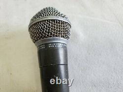 Shure Sm58 Paire De Microphone Dynamique Unidirectionnel #1200 Vintage Condition