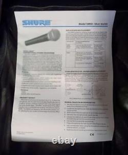 Shure Sm58-lce Microphone Dynamique Cardioïde Pas D'interrupteur Utilisé