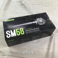 Shure Sm58-lce Microphone Dynamique Cardioïde Pas De Commutateur Performance D'enregistrement Nouveau