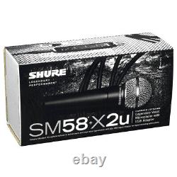 Shure Sm58-x2u Microphone Usb Bundle, Nouveau