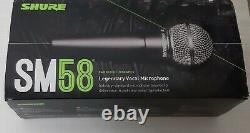 Shure Sm58s Dynamic Vocal Microphone With On/off Switch With Gift Xlr Cable New