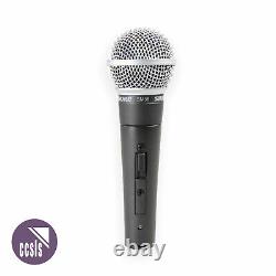 Shure Sm58s Microphone Vocal Dynamique Avec Interrupteur Marche/arrêt