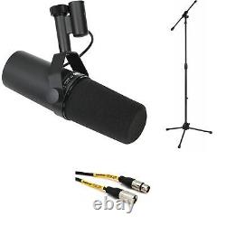 Shure Sm7b Cardioid Dynamic Microphone Avec Bundle De Support
