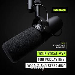 Shure Sm7b Microphone Vocal Dynamique Cardioïde