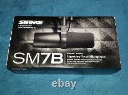 Shure Sm7b Vocal Dynamic Microphone, Cardioid, Noir