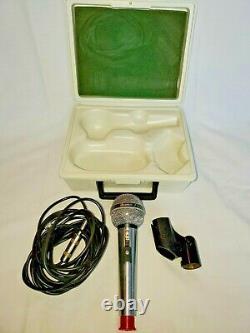 Shure Unisphère High Cable Impédance Dynamic Microphone Case Model Pe 585