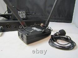 Système Sans Fil Shure Ulxs4 J1 554-590 Mhz Avec Ulx1 Bodypack Wl185 Lav MIC + Sac
