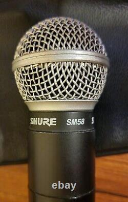 Système de microphone sans fil VHF Shure T2 SM58/ T4V Diversity à main