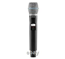 Système de microphone sans fil à main Shure QLXD24/BETA87A L51/632-696 MHz