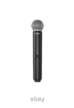 Système de microphone sans fil multi-canal Shure BLX24R/Beta58a pour performances en direct.
