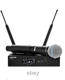 Système de microphone sans fil numérique Shure QLXD24/B58-G50 Single-Ch à main.