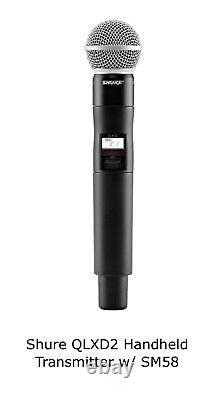 Système de microphone sans fil numérique portatif Shure QLXD24/SM58-G50