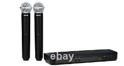 Système de microphone vocal sans fil à double canal Shure BLX288/SM58 d'occasion