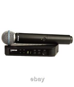 Système sans fil Shure BLX24/B58 avec microphone vocal à main sans fil BETA58