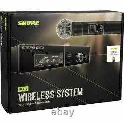 Système sans fil Shure SLXD24/SM58 G58 avec microphone à main SM58 G58470-514MHz