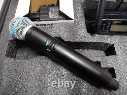 Système vocal sans fil GLX-D double bande numérique Shure GLXD24+ SM58-Z3 avec microphone GLXD4