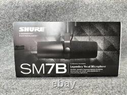 Tout neuf dans la boîte Shure SM7B Microphone vocal dynamique cardioïde