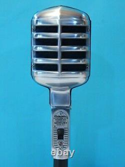 Vintage 1950s Electro Voice 611 Microphone Dynamique Et Support De Travail Shure Deco