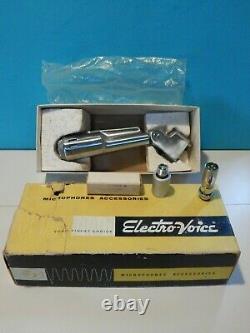 Vintage 1950s Electro Voice 664 Microphone Dynamique En Boîte Et Accessoires Shure
