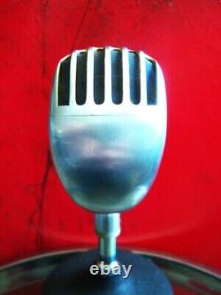 Vintage 1955 Microphone dynamique cardioïde Shure 55S Elvis avec accessoires 55SW 55