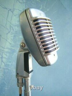 Vintage 1960 Shure 51 Microphone Dynamique Multi Z W Câble Nat King Cole # 6 51s