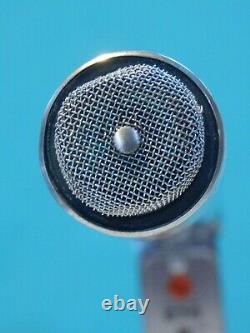 Vintage 1960s Electro Voice 674 Microphone Dynamique Et Câble De Travail Shure USA