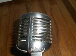 Vintage Années 1950 Shure 55s Unidyne Dynamic Microphone Elvis Style Préféré