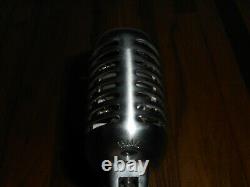 Vintage Années 1950 Shure 55s Unidyne Dynamic Microphone Elvis Style Préféré