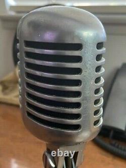 Vintage Des Années 1970 Shure 55 (pe) Dynamic Microphone- Bonne Forme Et Grand Son