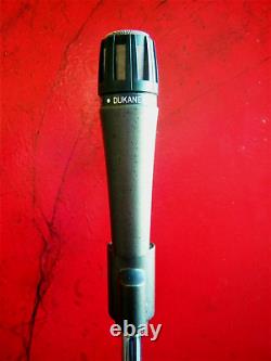 Vintage RARE Microphone dynamique cardioïde Dukane 7A882 des années 1970 avec double Z / Shure SM56