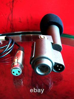 Vintage RARE Microphone dynamique cardioïde Dukane 7A882 des années 1970 avec double Z / Shure SM56