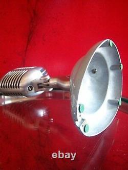 Vintage Rare 1960 Webster Ss667 / Shure 55 S Microphone Cardioïde Dynamique W Stand