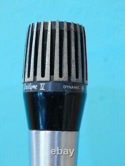 Vintage Rare 1970s Shure Pe 548v Unidyne IV Microphone Dynamique Et Boîtier 548 549
