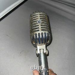 Vintage Rare Début Des Années 1960 Shure Unidyne Modèle 55s Microphone MIC Dynamique