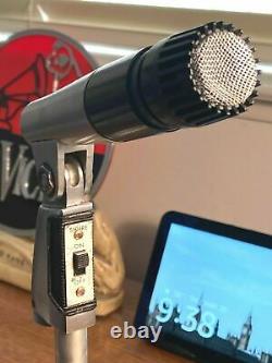 Vintage Shure 545s Série II Microphone Dynamique Fonctionne 100% Comprend Le Câble